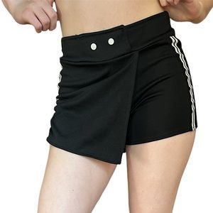 Just Because Wrap Around Black Skort